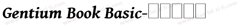 Gentium Book Basic字体转换